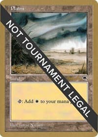 Plains (Shrub) - 1998 Brian Hacker (TMP) - World Championship Decks - Magic: The Gathering card