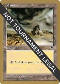 Plains (Rocks) - 1998 Brian Hacker (TMP) - World Championship Decks - Magic: The Gathering card