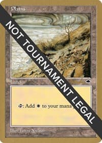 Plains (Dead Tree) - 1998 Brian Hacker (TMP) - World Championship Decks - Magic: The Gathering card