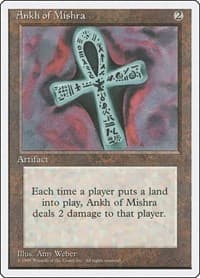 Ankh of Mishra - Fourth Edition - Magic: The Gathering card