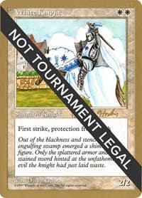 White Knight - 1998 Brian Hacker (5ED) - World Championship Decks - Magic: The Gathering card