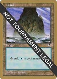 Island (Spire) - 1998 Randy Buehler (TMP) - World Championship Decks - Magic: The Gathering card