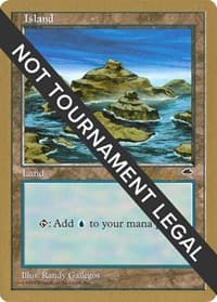 Island (Inlet) - 1998 Randy Buehler (TMP) - World Championship Decks - Magic: The Gathering card