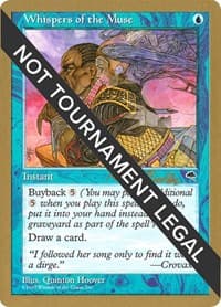 Whispers of the Muse - 1998 Randy Buehler (TMP) - World Championship Decks - Magic: The Gathering card
