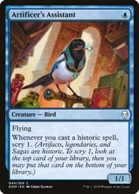 Artificer's Assistant - Dominaria - Magic: The Gathering card