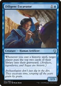 Diligent Excavator - Dominaria - Magic: The Gathering card