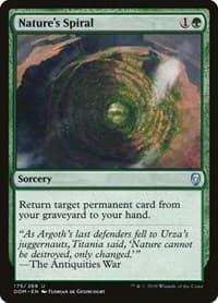 Nature's Spiral - Dominaria - Magic: The Gathering card