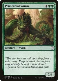 Primordial Wurm - Dominaria - Magic: The Gathering card