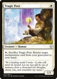 Tragic Poet - Dominaria - Magic: The Gathering card