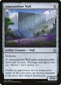 Amaranthine Wall - Dominaria - Magic: The Gathering card