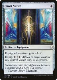 Short Sword - Dominaria - Magic: The Gathering card