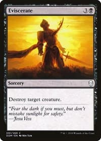 Eviscerate - Dominaria - Magic: The Gathering card