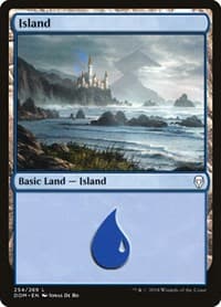 Island (254) - Dominaria - Magic: The Gathering card