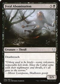 Feral Abomination - Dominaria - Magic: The Gathering card