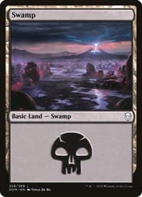 Swamp (258) - Dominaria - Magic: The Gathering card