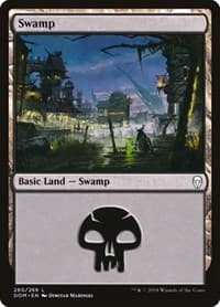 Swamp (260) - Dominaria - Magic: The Gathering card