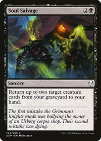 Soul Salvage - Dominaria - Magic: The Gathering card