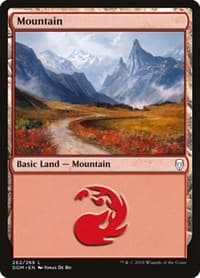 Mountain (262) - Dominaria - Magic: The Gathering card