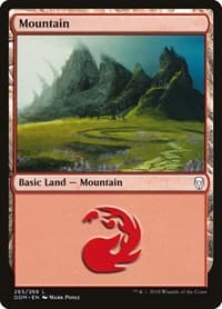 Mountain (265) - Dominaria - Magic: The Gathering card