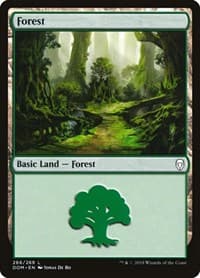 Forest (266) - Dominaria - Magic: The Gathering card