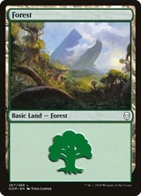 Forest (267) - Dominaria - Magic: The Gathering card