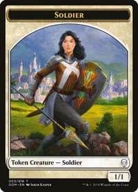 Soldier Token - Dominaria - Magic: The Gathering card