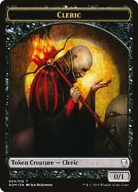 Cleric Token - Dominaria - Magic: The Gathering card