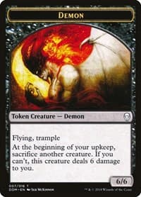 Demon Token - Dominaria - Magic: The Gathering card