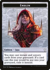 Emblem - Jaya Ballard - Dominaria - Magic: The Gathering card