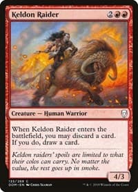 Keldon Raider - Dominaria - Magic: The Gathering card