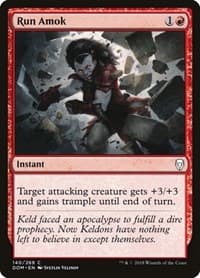 Run Amok - Dominaria - Magic: The Gathering card