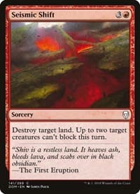 Seismic Shift - Dominaria - Magic: The Gathering card