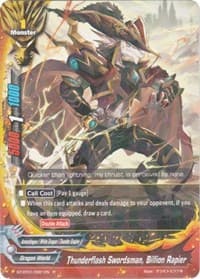 Thunderflash Swordsman, Billion Rapier - Buddy Legends - Future Card BuddyFight card