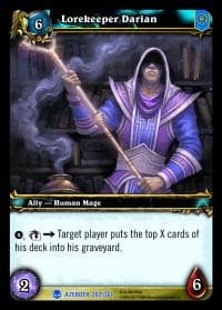 Lorekeeper Darian - Heroes of Azeroth - WoW card