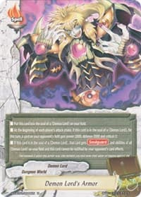 Demon Lord's Armor - Buddy Legends - Future Card BuddyFight card