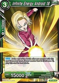 Infinite Energy Android 18 - Tournament of Power - Dragon Ball Super: Masters card