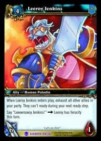Leeroy Jenkins - Heroes of Azeroth - WoW card