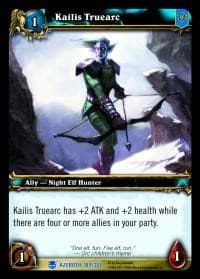 Kailis Truearc - Heroes of Azeroth - WoW card