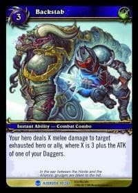 Backstab - Heroes of Azeroth - WoW card