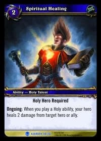 Spiritual Healing - Heroes of Azeroth - WoW card