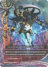 Black Crest Dragon, Dies - Buddy Legends - Future Card BuddyFight card