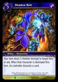Shadow Bolt - Heroes of Azeroth - WoW card
