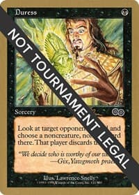 Duress - 1999 Jakub Slemr (USG) - World Championship Decks - Magic: The Gathering card