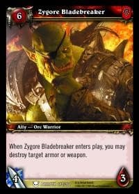 Zygore Bladebreaker - Heroes of Azeroth - WoW card