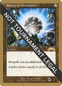 Sphere of Resistance - 1999 Jakub Slemr (EXO) (SB) - World Championship Decks - Magic: The Gathering card