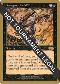 Yawgmoth's Will - 1999 Jakub Slemr (USG) - World Championship Decks - Magic: The Gathering card