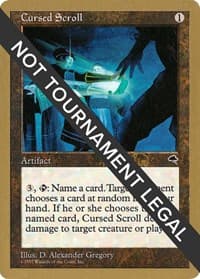 Cursed Scroll - 1999 Mark Le Pine (TMP) - World Championship Decks - Magic: The Gathering card