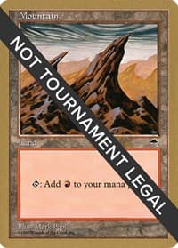 Mountain (Right) - 1999 Mark Le Pine (TMP) - World Championship Decks - Magic: The Gathering card