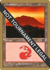 Mountain (343) - 1999 Mark Le Pine (6ED) - World Championship Decks - Magic: The Gathering card