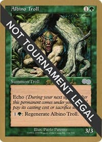 Albino Troll - 1999 Matt Linde (USG) - World Championship Decks - Magic: The Gathering card